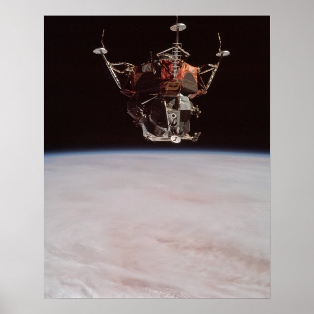 Apollo 9 Lunar Module "Spider" Poster (Framsidan)
