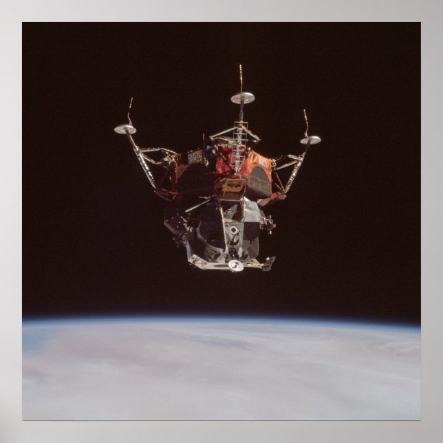 Apollo 9 Lunar Module "Spider" Poster (Framsidan)