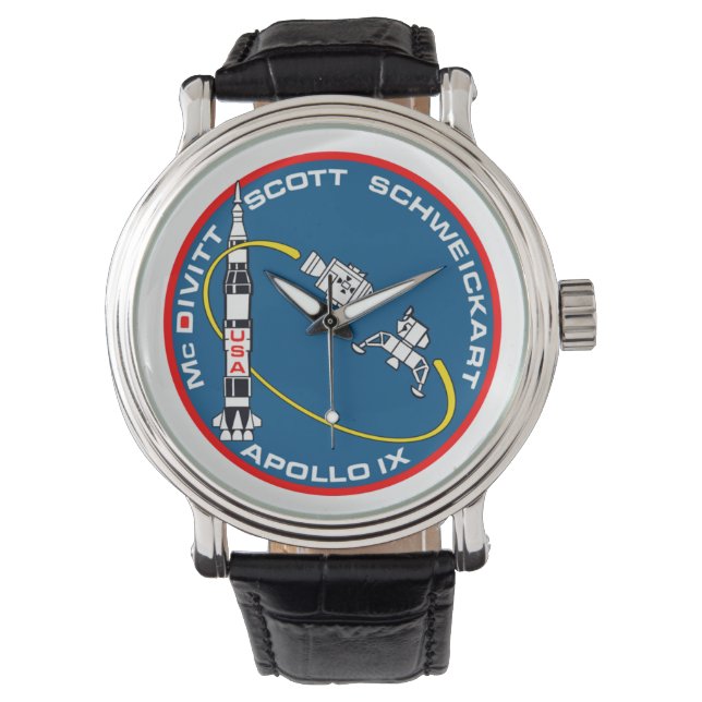 Apollo 9 uppdrag plåster armbandsur (Framsida)