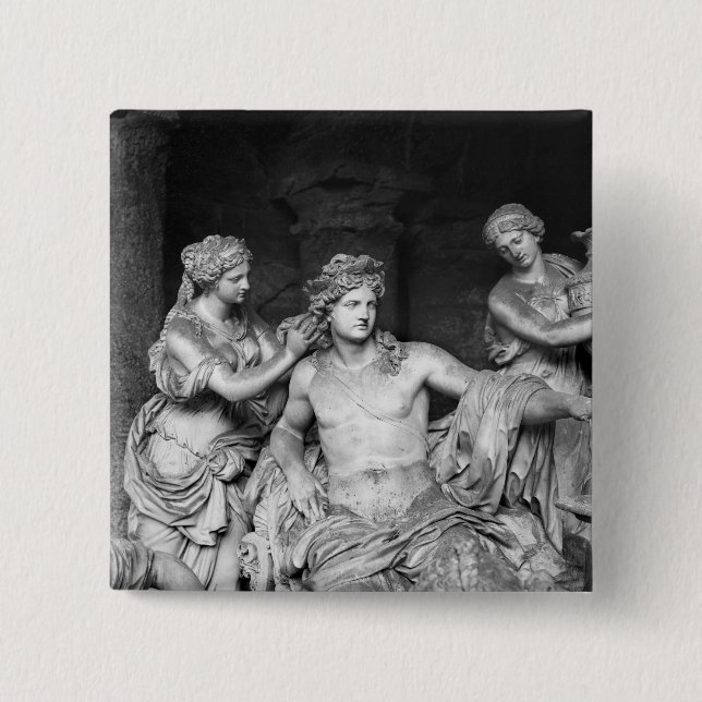 Apollo ansade vid nymphs i dungen av knapp (Framsida)