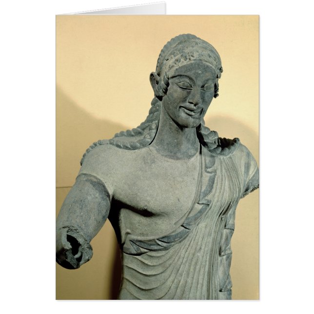 Apollo av Veii, från tempelet av Minerva Hälsningskort (Framsidan)