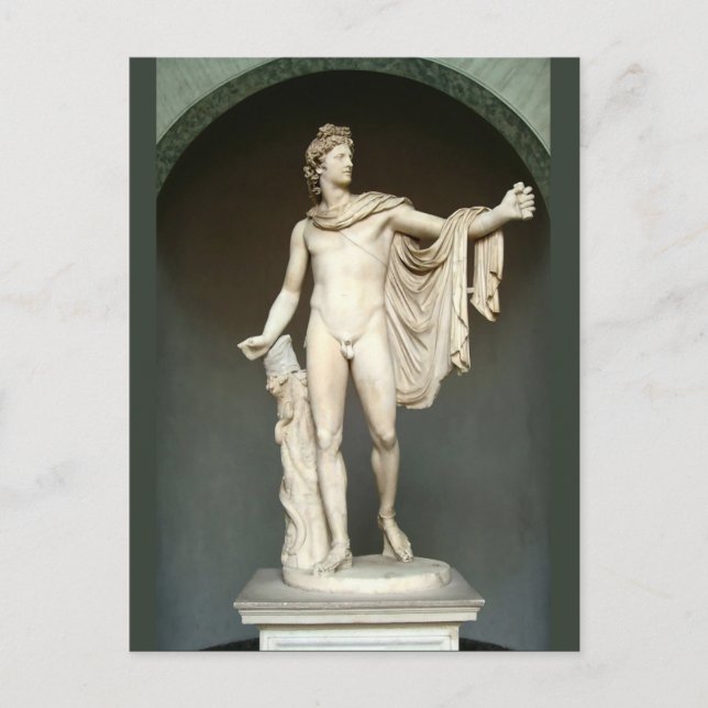 Apollo Belvedere Vykort (Framsida)