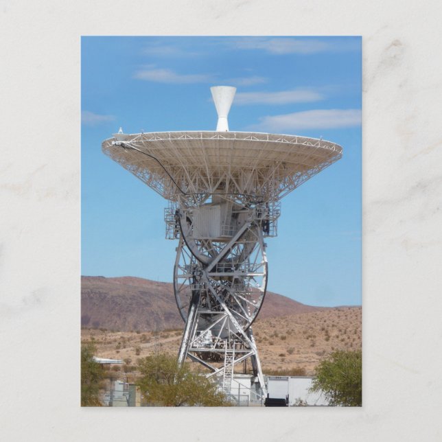 Apollo Deep Space Dish Antenna Vykort (Framsida)