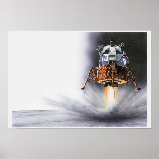 Apollo Eagle Lunar Module Poster (Framsidan)