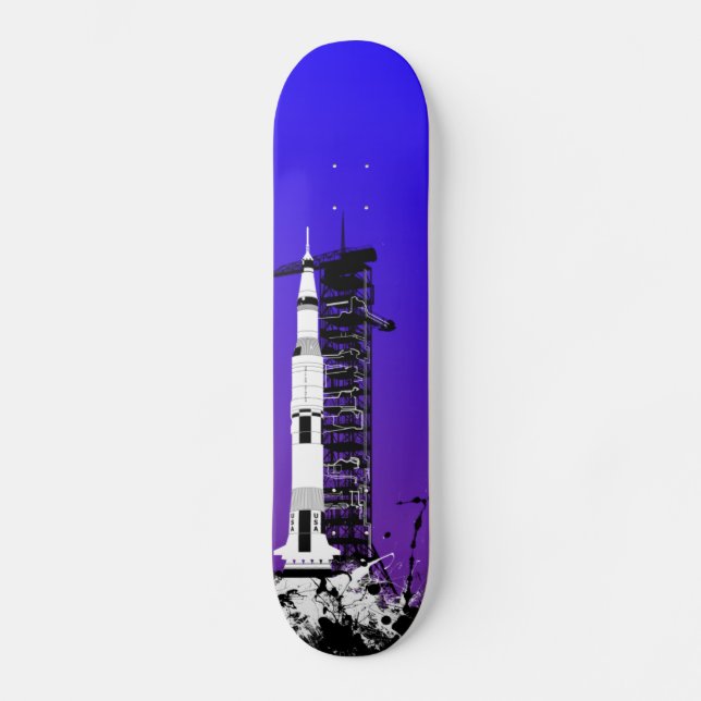 Apollo Eleven Skateboarddäck Skateboard Bräda 20 Cm (Framsida)