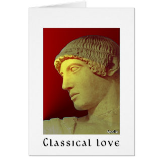 Apollo - fristad av Olympia i Grekland Hälsningskort