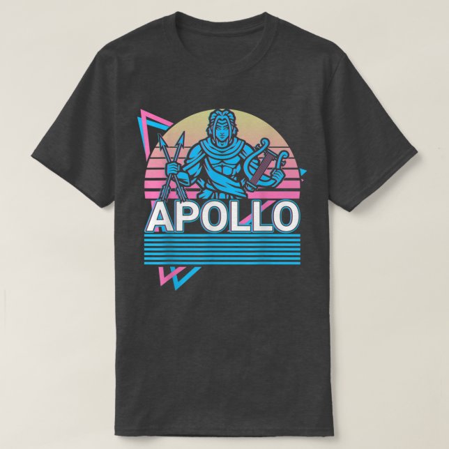 Apollo Greek God Ancient Greece  T Shirt (Design framsida)