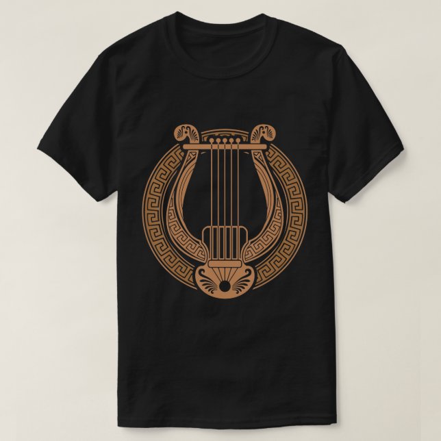 Apollo Grekisk mythologi Ancient Grekiska Gud Myt T Shirt (Design framsida)