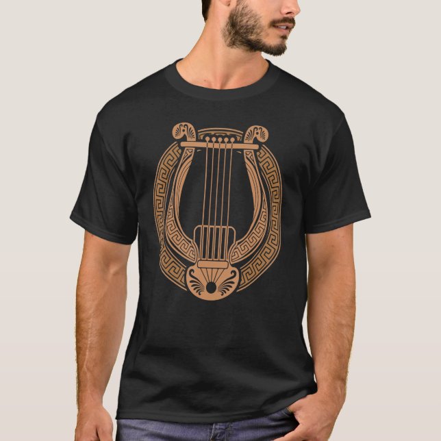 Apollo Grekisk mythologi Ancient Grekiska Gud Myt T Shirt (Framsida)