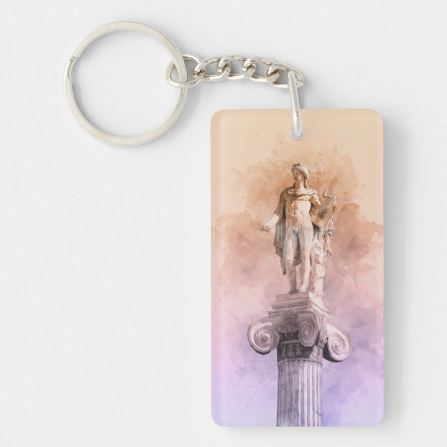 Apollo Grekiska gud Keychain - Mythology Gift för  (Framsidan)