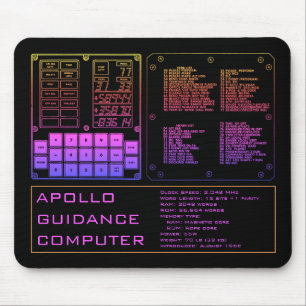 Apollo Guidance Computer Mouse Pad Musmatta