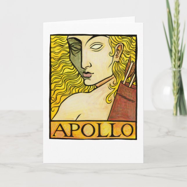 Apollo-hälsningskort Kort (Framsida)