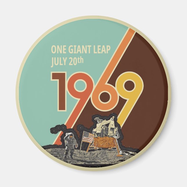 Apollo-jubileumsmagnet Magnet (Framsidan)