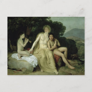 Apollo med Hyacinthus och Cyparissus Vykort