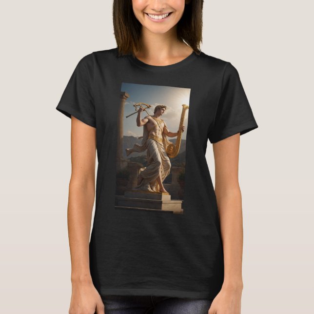 Apollo - Musikens och ljusets Gud T Shirt (Framsida)