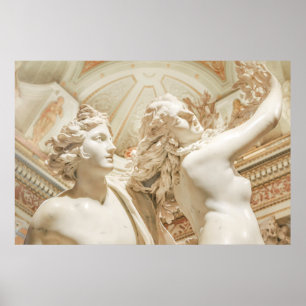 Apollo och Daphne Bernini mästerverk, Italien Poster