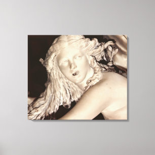 Apollo och Daphne, specificerar av Daphnes huvud Canvastryck