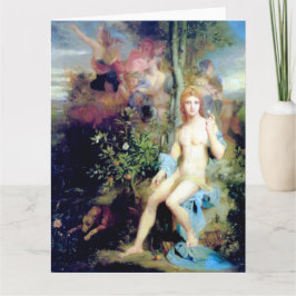 Apollo och de nio muserna finkonst gratulationskor kort