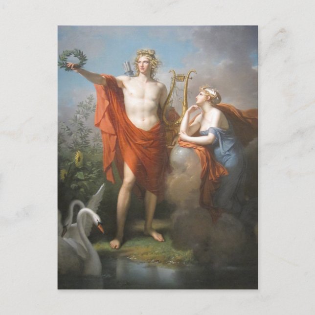 Apollo och mus vykort (Framsida)