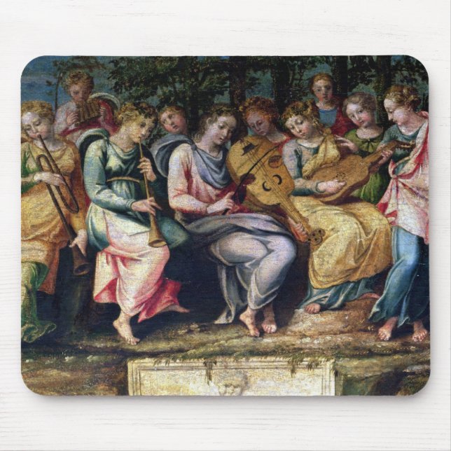 Apollo och musorna, 1600 musmatta (Framsidan)