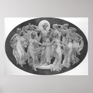 Apollo och musorna poster