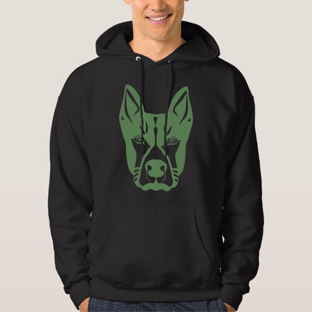 Apollo Pit Bull Husky Hoodie (Framsida)