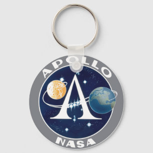 Apollo programlogotyp nyckelring