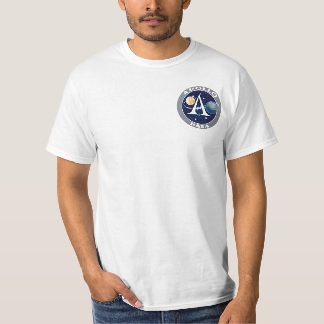 Apollo programlogotyp tee shirt (Framsida)