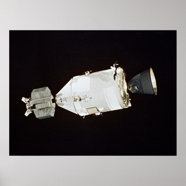 Apollo-rymdfarkoster (Apollo-Soyuz-testprojektet) Poster (Framsidan)