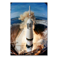 Apollo Saturn V-raket uppskjutning till månen 1969