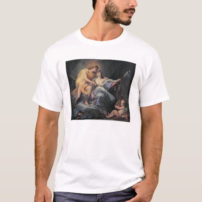 Apollo som smeker nymphen Leucothea (olja på canva Tröja (Framsida)