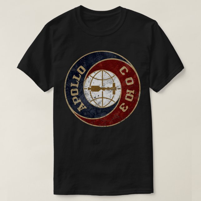 Apollo Soyuz Space Exploration T Shirt (Design framsida)
