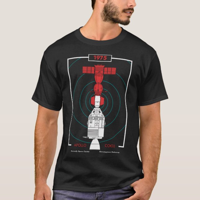 Apollo-Soyuz Test Project (1975) (Pop) T Shirt (Framsida)