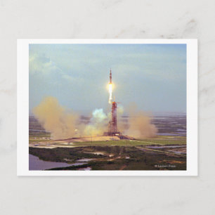 Apollo Soyuz Test Project Saturn IB-lanseringen Vykort