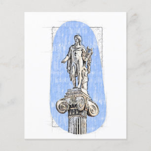 Apollo Statue - Grekisk Mythology Art Print Flygblad