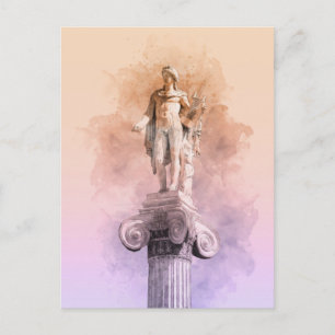 Apollo Statue Postcard - Grekisk mytologi Souvenir Vykort