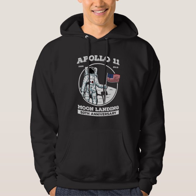 Apollo Th-årsdagen för landning av Måne Hoodie (Framsida)