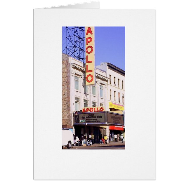 Apollo Theater Hälsningskort (Framsidan)