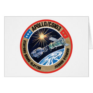 Apolloen-Soyuz testar projekterar (ASTP) Hälsningskort