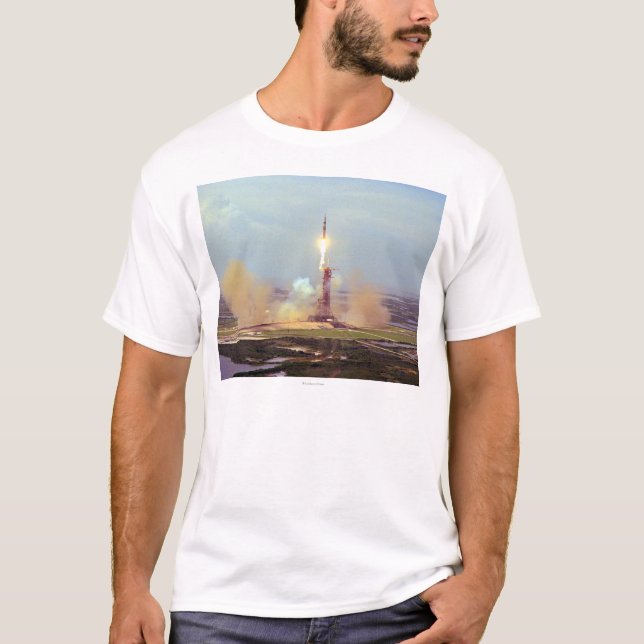 Apolloen Soyuz testar projekterar den Saturn IB T Shirt (Framsida)