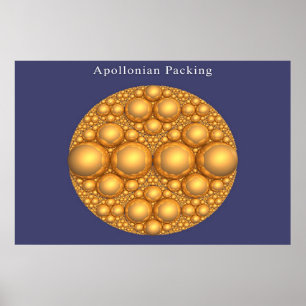 Apollonian emballage av ett Apollonian emballage Poster