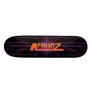 APOLLOZ RETRO-GRAFIK SKATEBOARD BRÄDA 20 CM