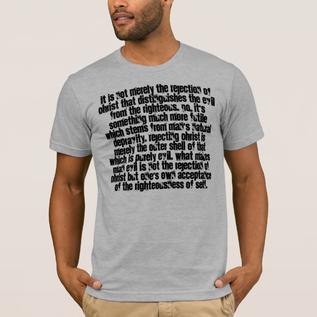 Apologeticsskjorta Tee Shirt (Framsida)