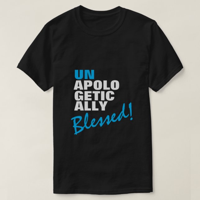 APOLOGETISKT BLESSERAD T SHIRT (Design framsida)