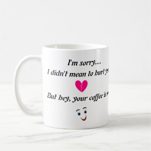 Apologi med en Twist - Brutet hjärta och kaffe Hum Kaffemugg