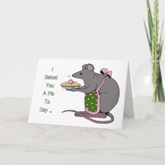 Apologi: Tyvärr: Fredserbjudande: Mouse, Paj Kort (Framsida)