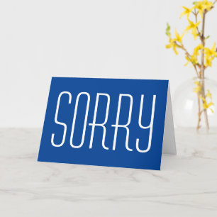 Apologihälsningskort för att säga förlåt och ångra kort