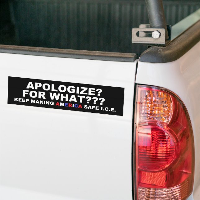 Apologize For What? Bildekal (På lastbil)