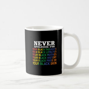 Apologize   Junteonde   Svart Pride Kaffemugg