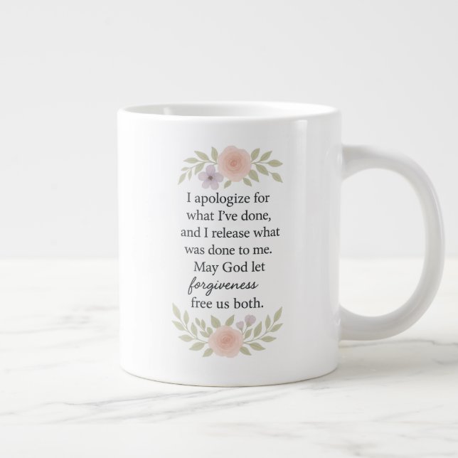 Apology/Forgiveness  Jumbo Mugg (Höger)
